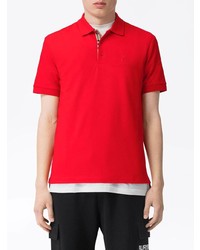 Polo rouge Burberry