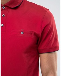 Polo rouge Ted Baker