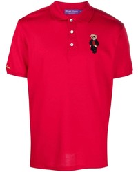 Polo rouge Ralph Lauren Purple Label