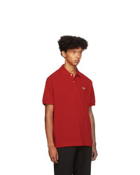 Polo rouge Lacoste