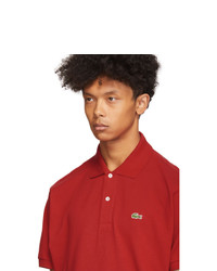 Polo rouge Lacoste