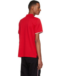 Polo rouge Moncler