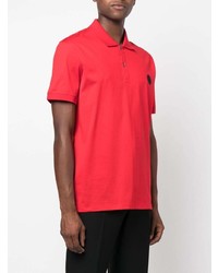 Polo rouge Alexander McQueen