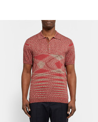 Polo rouge Missoni