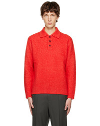 Polo rouge Solid Homme