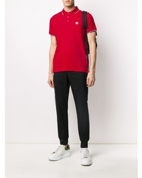 Polo rouge Moncler