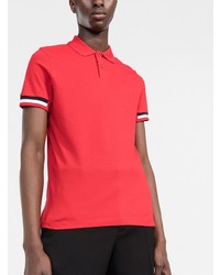Polo rouge Moncler