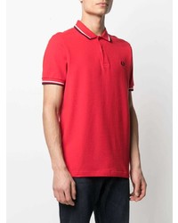 Polo rouge Fred Perry