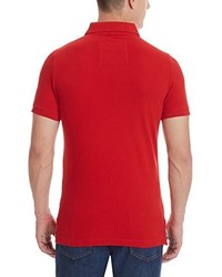 Polo rouge Superdry