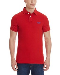 Polo rouge Superdry