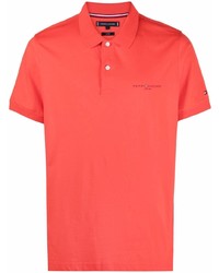 Polo rouge Tommy Hilfiger