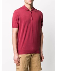 Polo rouge Canali