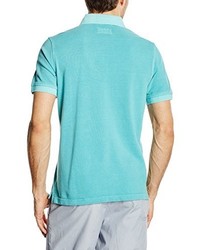 Polo turquoise camel active