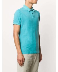 Polo turquoise Stone Island