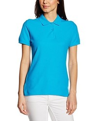 Polo turquoise Fruit of the Loom