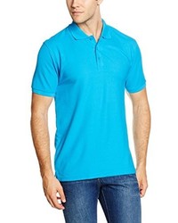 Polo turquoise Fruit of the Loom