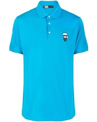 Polo turquoise Karl Lagerfeld
