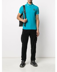 Polo turquoise Stone Island