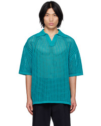 Polo turquoise Wooyoungmi