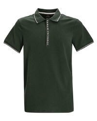 Polo vert foncé Armani Exchange