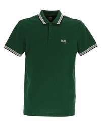 Polo vert foncé BOSS