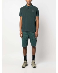 Polo vert foncé Stone Island