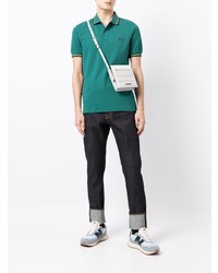 Polo vert foncé Fred Perry