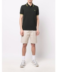 Polo vert foncé Fred Perry