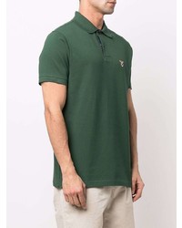 Polo vert foncé Barbour