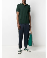 Polo vert foncé Fred Perry