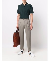 Polo vert foncé Z Zegna