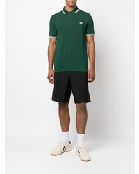 Polo vert foncé Fred Perry