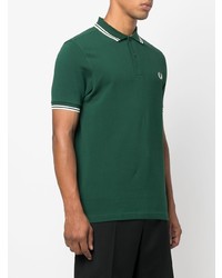 Polo vert foncé Fred Perry