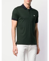 Polo vert foncé Emporio Armani