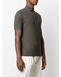 Polo vert foncé Lardini