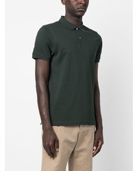 Polo vert foncé Sunspel