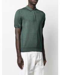 Polo vert foncé Canali