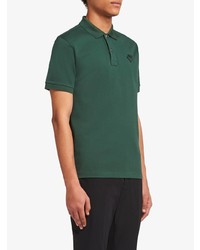 Polo vert foncé Prada