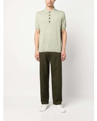 Polo vert menthe Low Brand