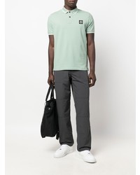 Polo vert menthe Stone Island