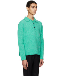 Polo vert menthe Solid Homme