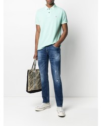 Polo vert menthe Stone Island