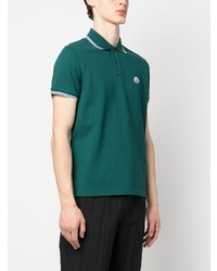 Polo vert Moncler