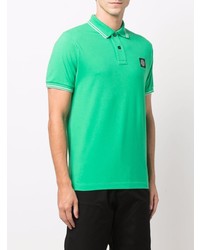 Polo vert Stone Island