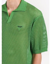 Polo vert Prada