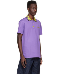 Polo violet clair Versace