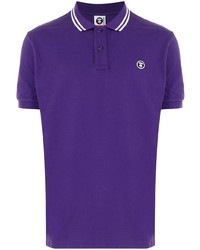 Polo violet AAPE BY A BATHING APE