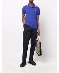 Polo violet Stone Island