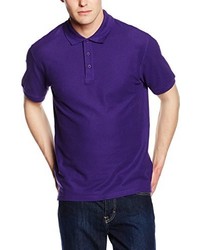 Polo violet Fruit of the Loom