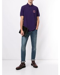 Polo violet Emporio Armani